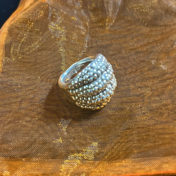 Bat-Ami Sterling Ring Signed Marked 925 Size 6-1/2 - Picture 7 of 8